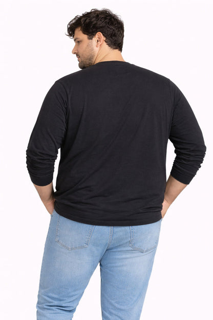 Plus Polera ML Field Negro