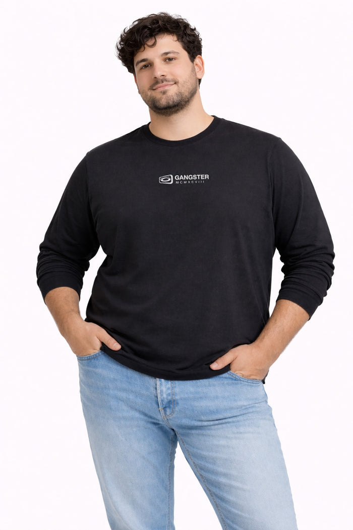 Plus Polera ML Field Negro