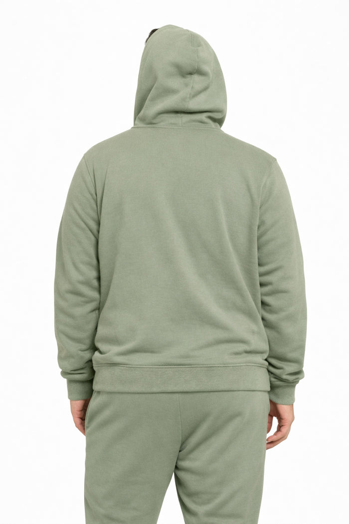 Plus Poleron Fullzipper Step Verde Oliva