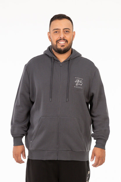 Plus Poleron Fullzipper Unit Grafito