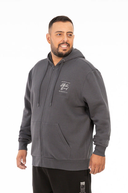 Plus Poleron Fullzipper Unit Grafito