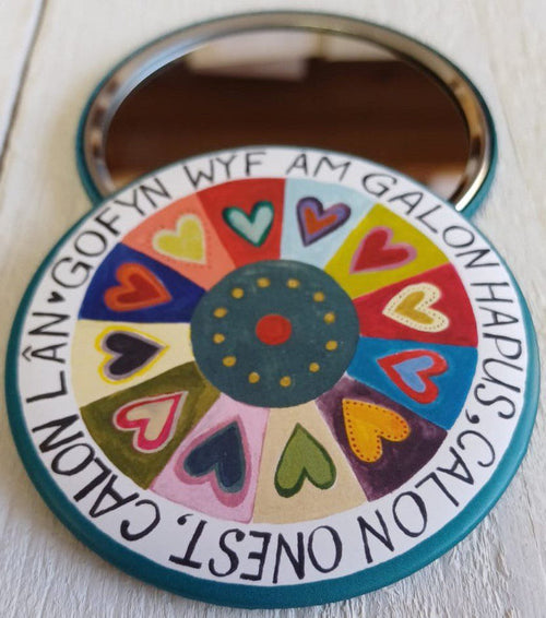Pocket Mirror - 'Calon Lân' by Lizzie Spikes