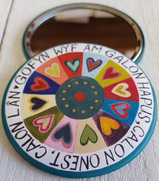 Pocket Mirror - 'Calon Lân' by Lizzie Spikes