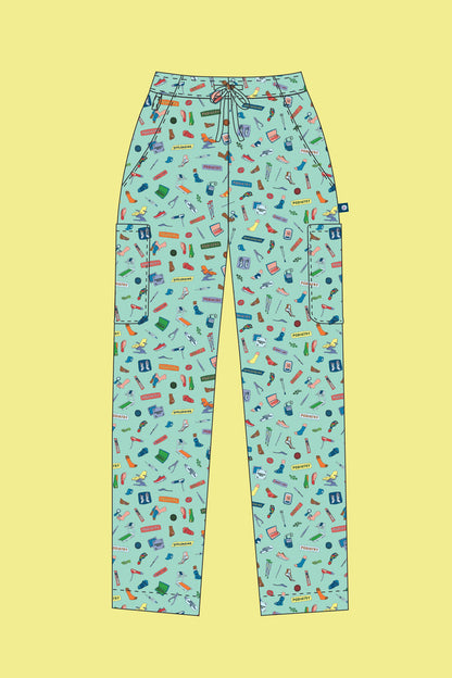 Podiatry – Unisex Printed Scrub Pant