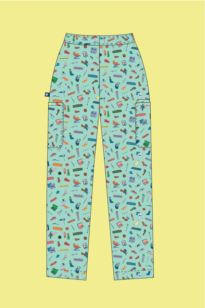 Podiatry – Unisex Printed Scrub Pant