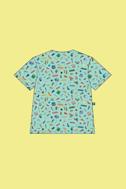 Podiatry – Unisex Printed Scrub Top