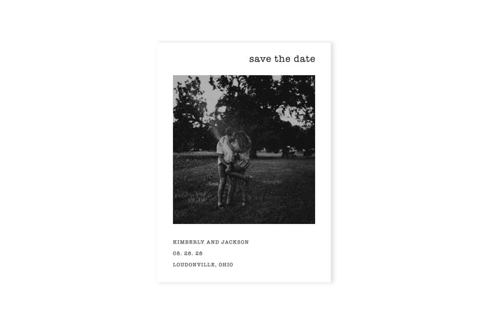 Polaroid Save The Date