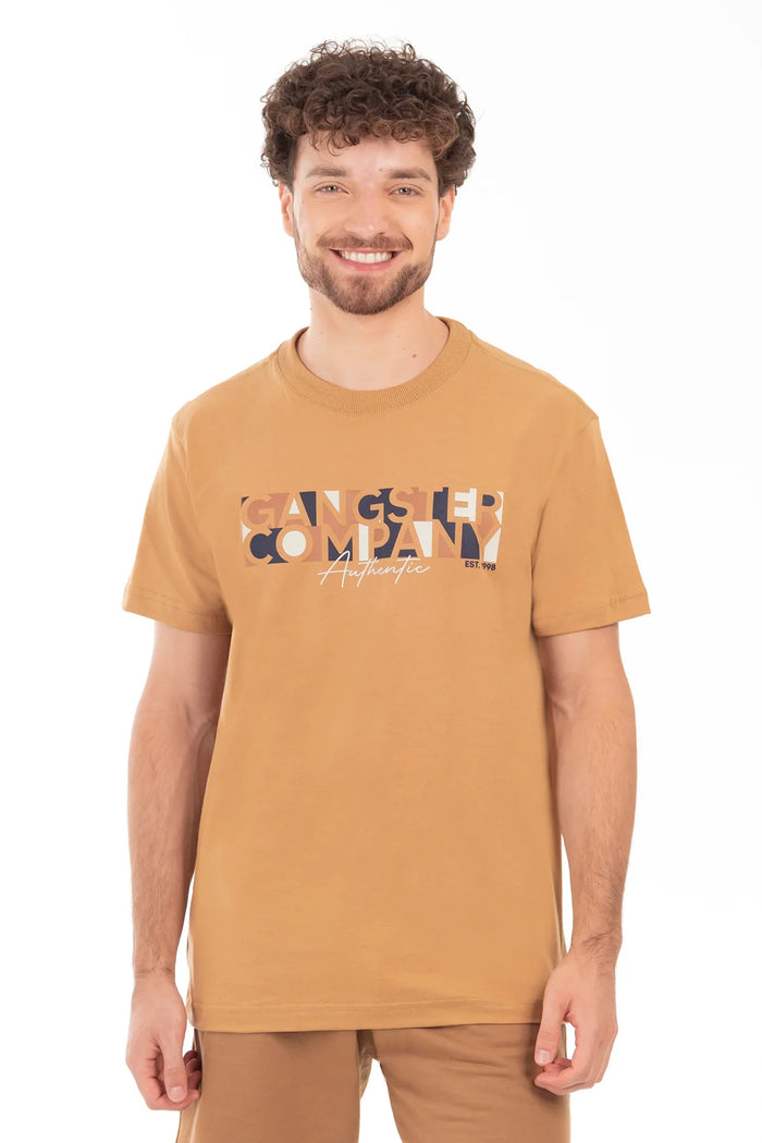 Polera Mc Basica Bowery Mostaza - Gangster
