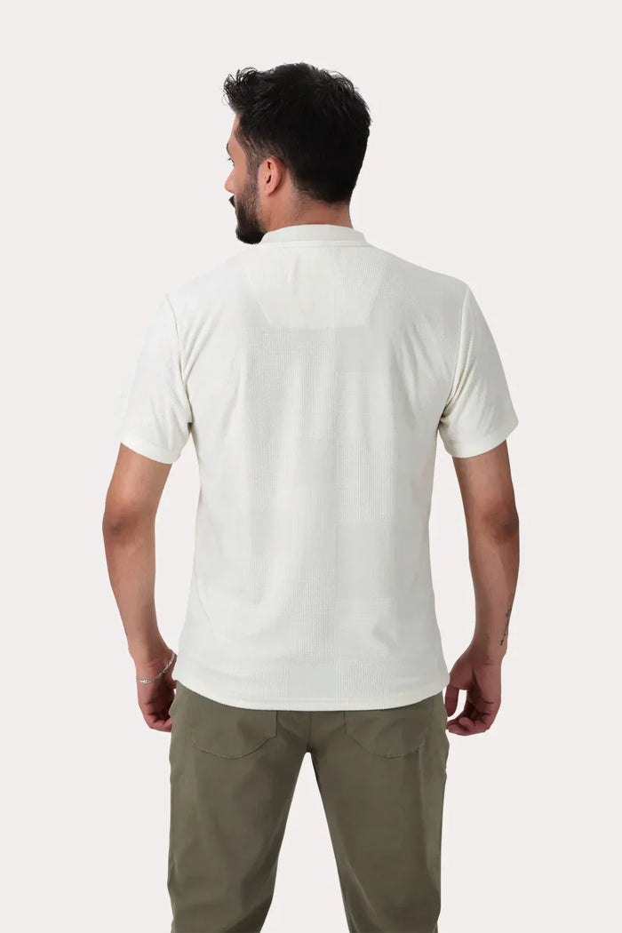 Polera Mc Jaquard 135 St Beige - Gangster