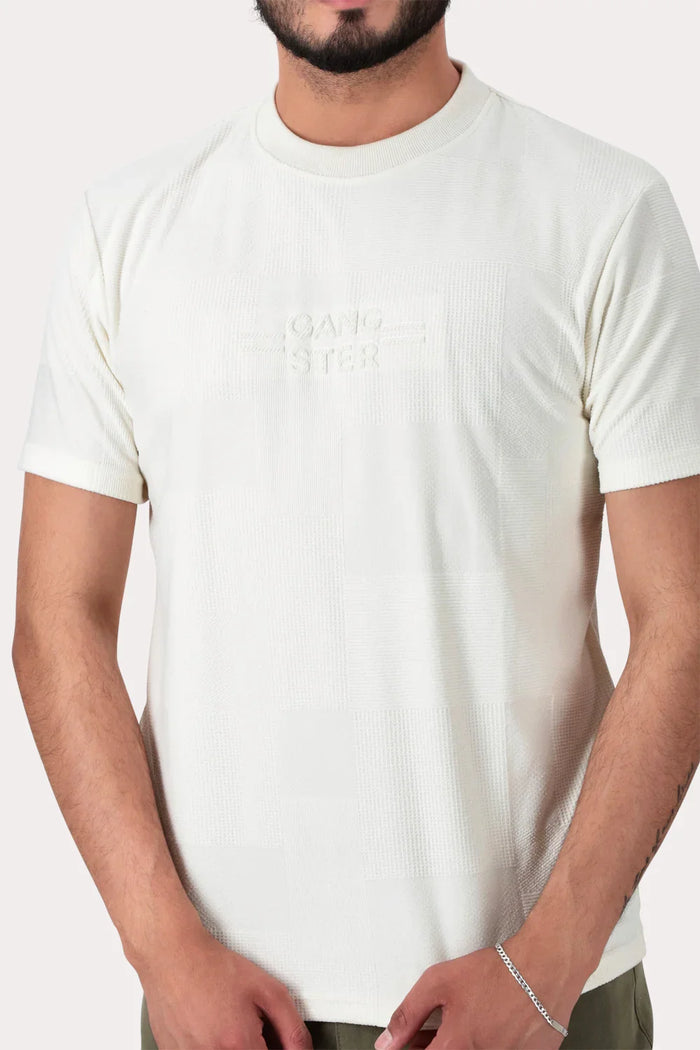 Polera Mc Jaquard 135 St Beige - Gangster