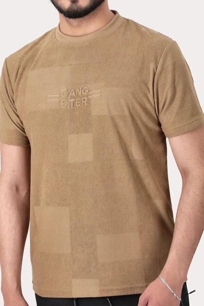 Polera Mc Jaquard 135 St Café - Gangster