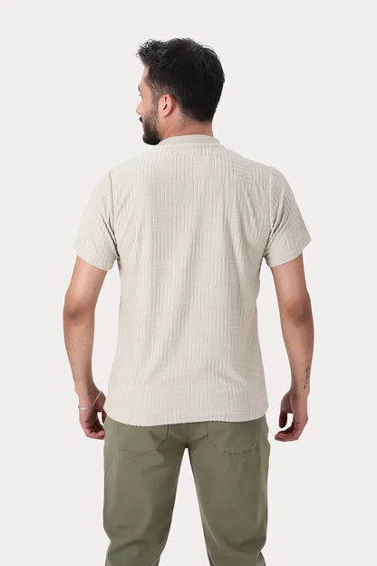 Polera Mc Jaquard 168 St Gris - Gangster
