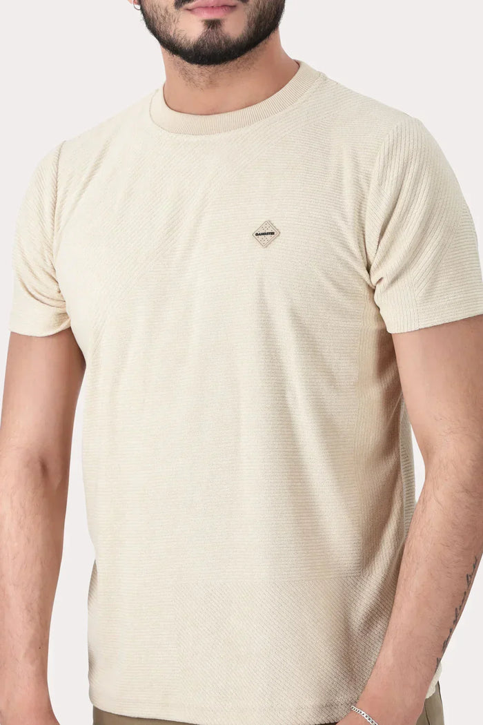 Polera Mc Jaquard Coney Beige - Gangster