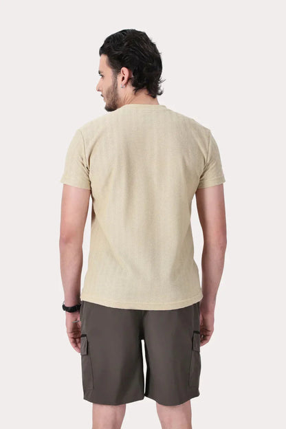 Polera Mc Textura Bedford Beige - Gangster