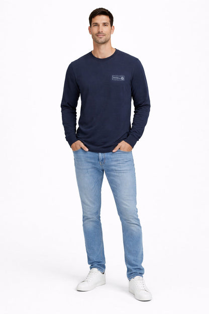 Polera ML Field Azul Marino