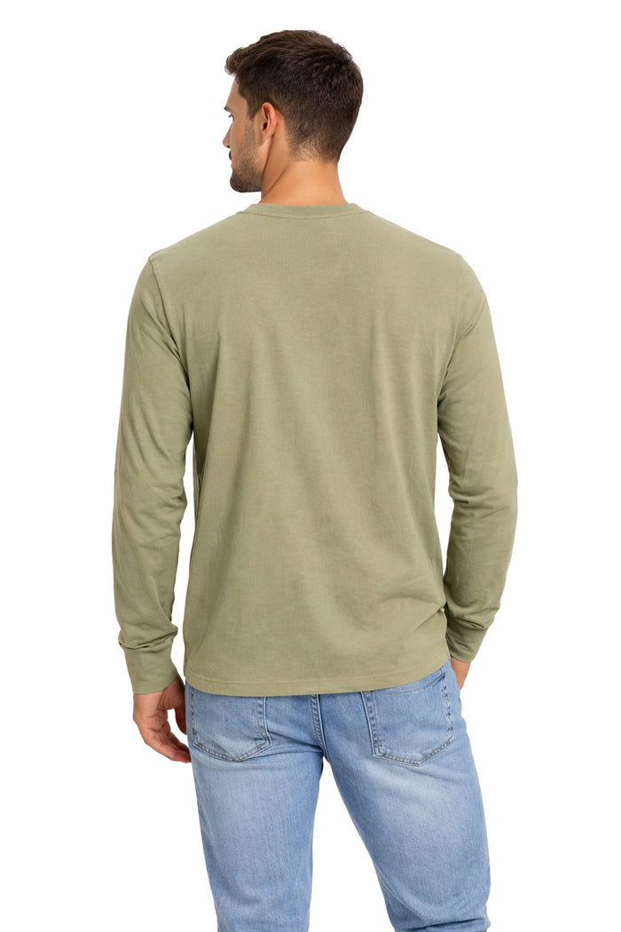 Polera ML Field Verde Oliva