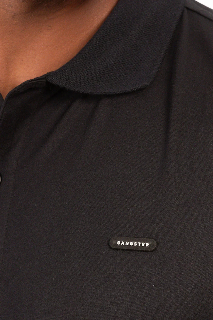 Polera Polo Halsey Negro - Gangster