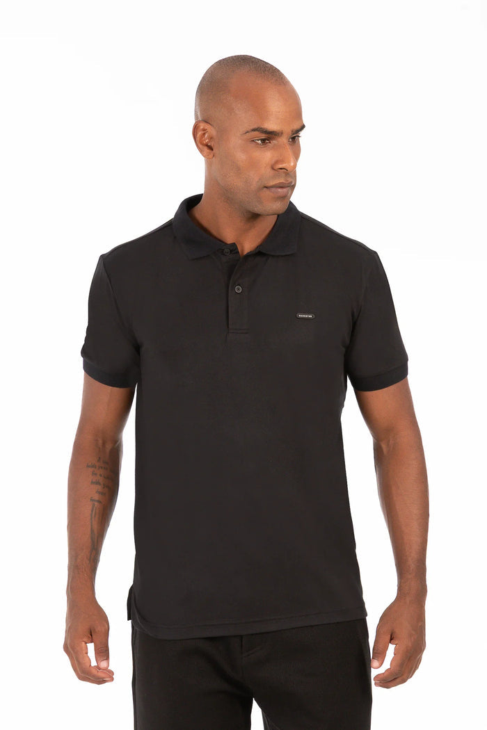 Polera Polo Halsey Negro - Gangster