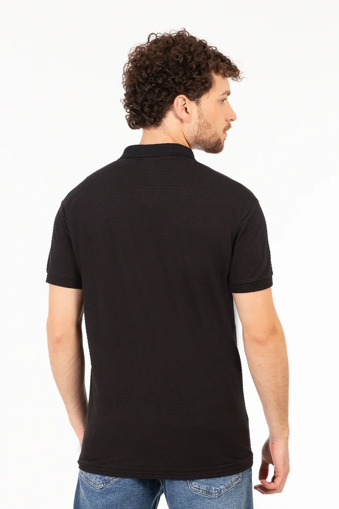 Polera Polo Pershing Negro - Gangster
