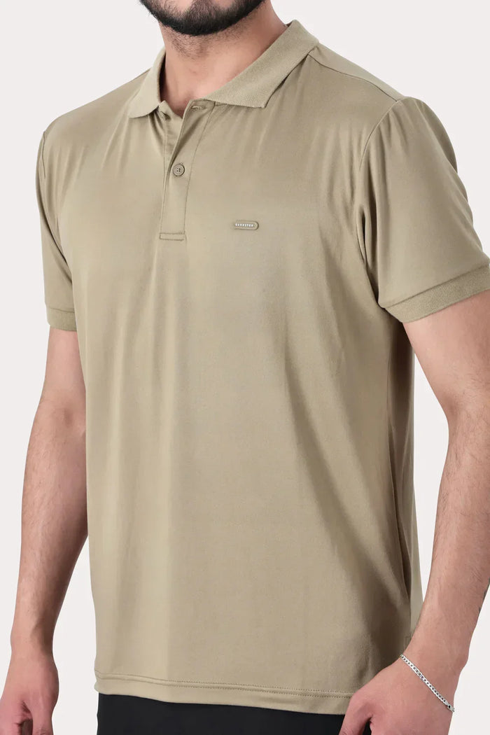 Polera Polo Pulaski Café Claro - Gangster