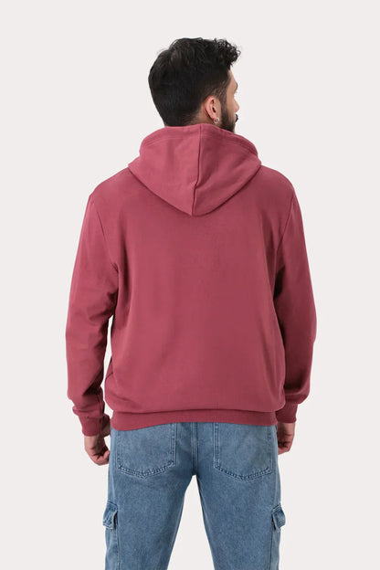 Poleron Full Zipper Fleece Addison Vino - Gangster