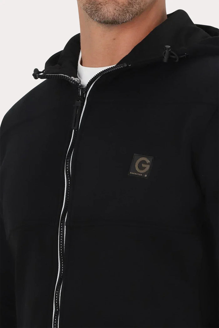Poleron Full Zipper Fleece Posted Negro Gangster - Gangster