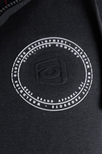 Polerón Full Zipper Fleece Power Negro Gangster - Gangster