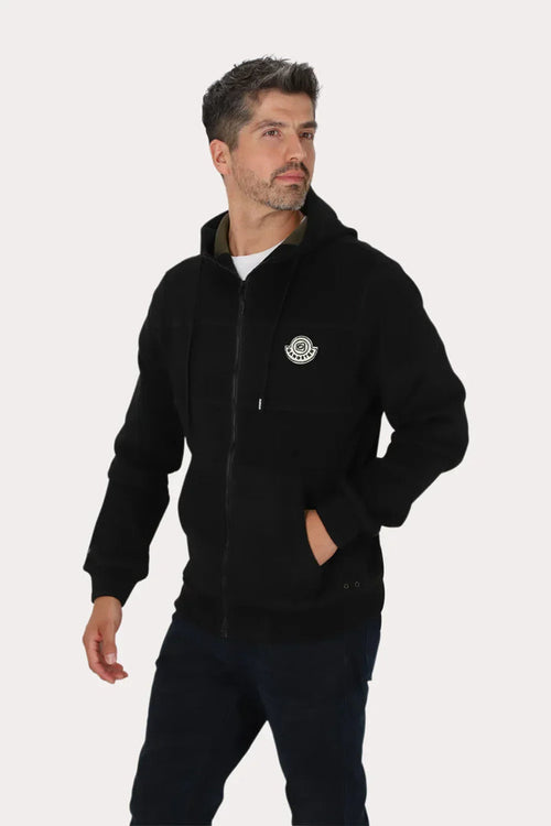 Poleron Full Zipper Nordvik Negro Gangster - Gangster
