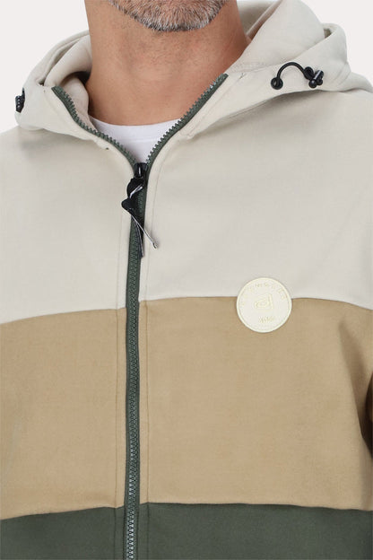 Poleron Full Zipper Peachy Verde Gangster