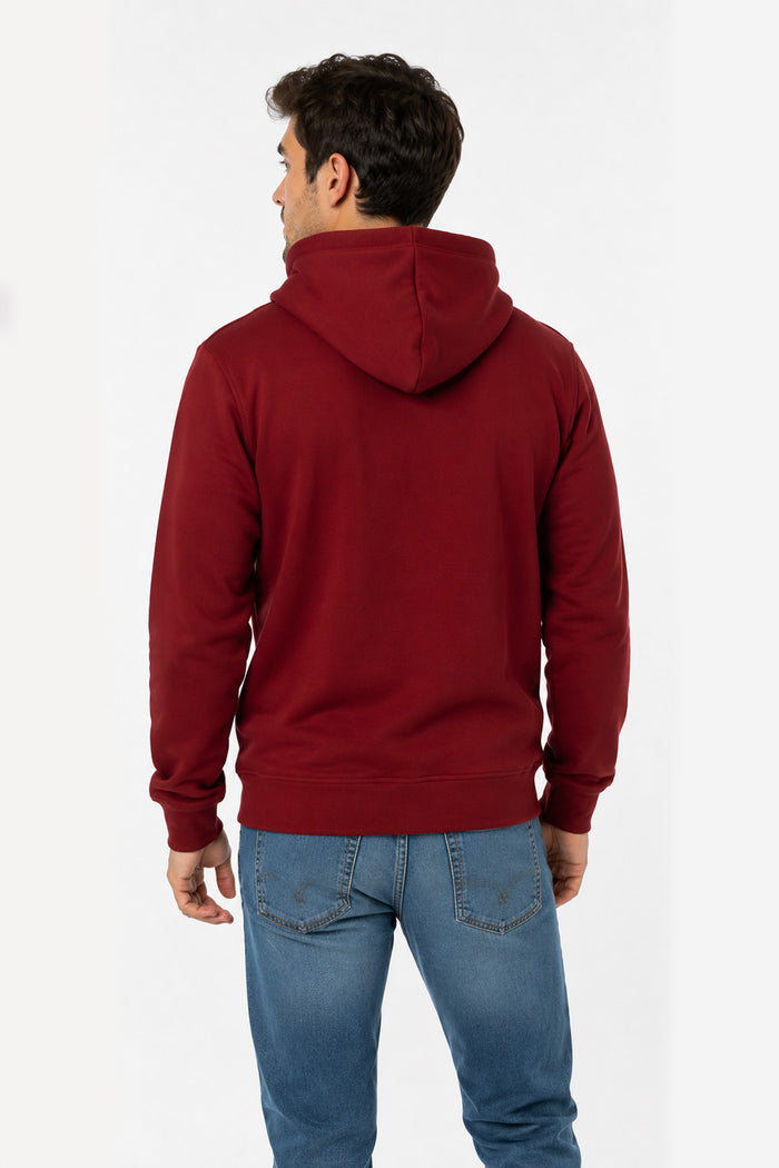 Poleron Fullzipper Path Rojo