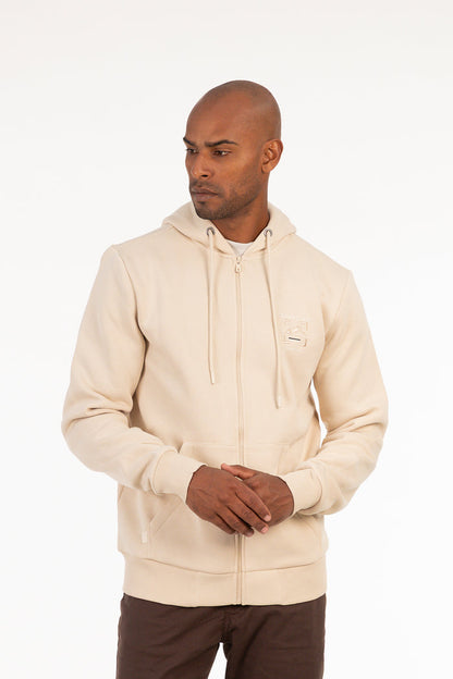 Poleron Fullzipper Route Beige