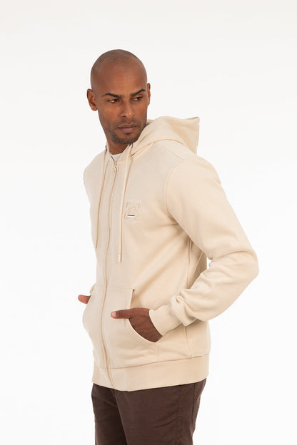 Poleron Fullzipper Route Beige
