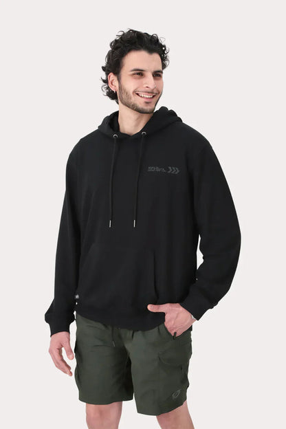 Poleron Hoodie Fleece Astoria Negro - Gangster