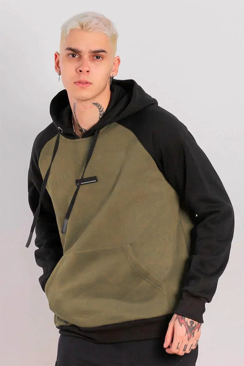 Polerón Hoodie Fleece Everyday Verde Gangster - Gangster