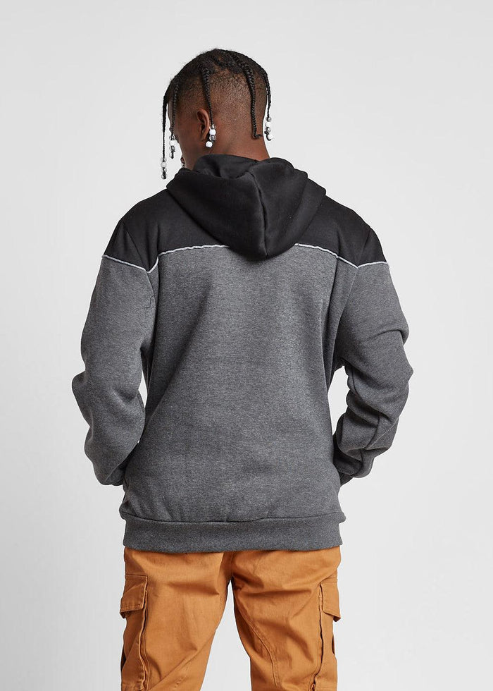 Poleron Hoodie Plush Grafito Gangster - Gangster