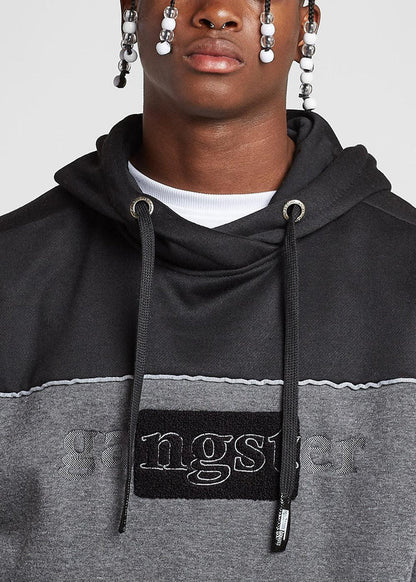 Poleron Hoodie Plush Grafito Gangster - Gangster
