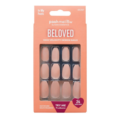 Posh Mellow Beloved High Velocity Design 24 Nails - ikatehouse