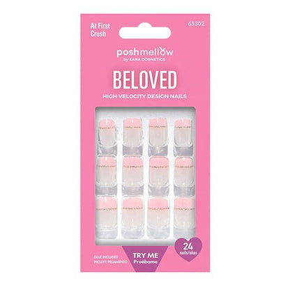 Posh Mellow Beloved High Velocity Design 24 Nails - ikatehouse
