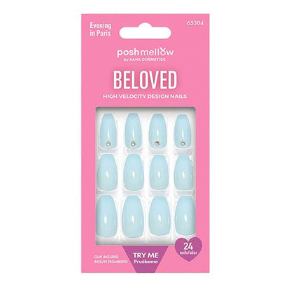 Posh Mellow Beloved High Velocity Design 24 Nails - ikatehouse