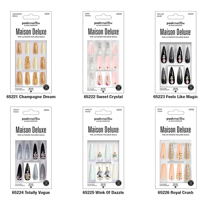 Posh Mellow Maison Deluxe The Ultimate Polaris 24 Nails - ikatehouse