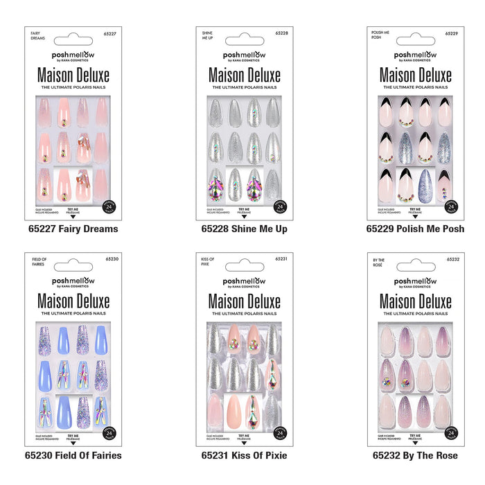 Posh Mellow Maison Deluxe The Ultimate Polaris 24 Nails - ikatehouse