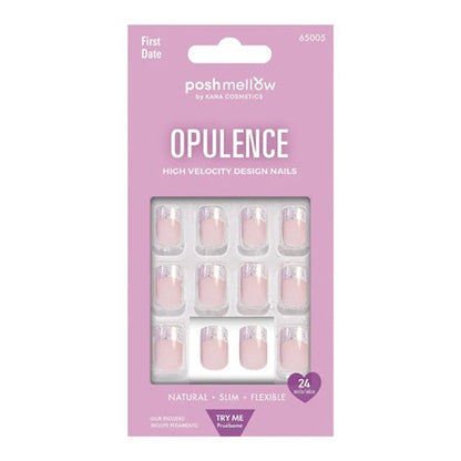 Posh Mellow Opulence High Velocity Design 24 Nails - ikatehouse