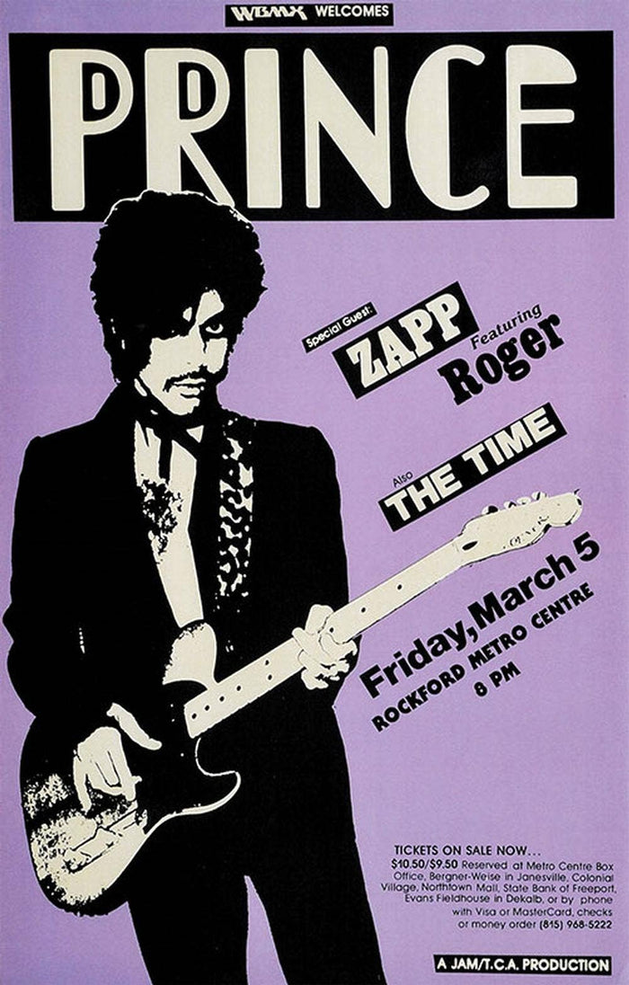 PosterSource - Prince / the Time Rockford, Il 1982