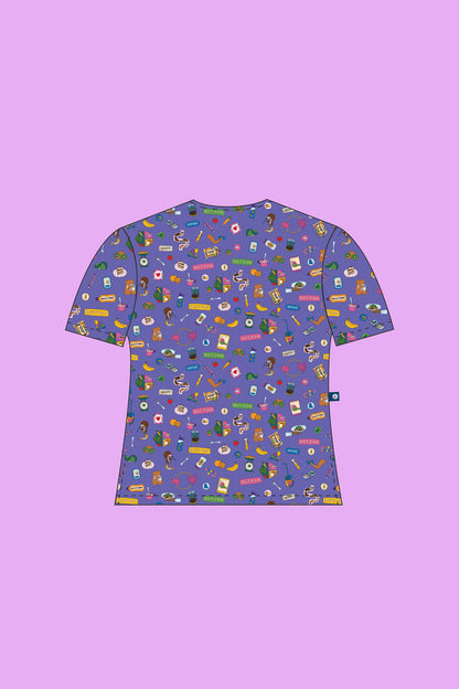 Pre-Order Dietitian - Womens Printed Scrub Top