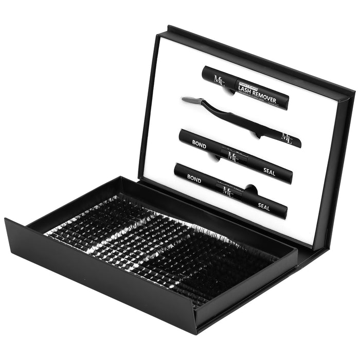 Premium DIY Lash Extension Kit – Cat Eye Glam Cluster Lashes (Luxury Collection)