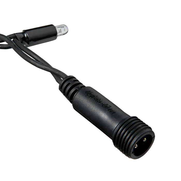 Pro Connect 15m 30 Multi Coloured Connectable Festoon Lights Black Cable