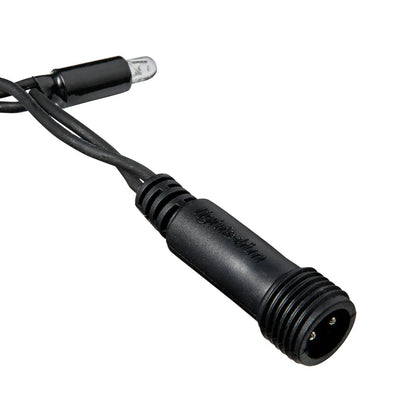 Pro Connect 15m 30 Multi Coloured Connectable Festoon Lights Black Cable