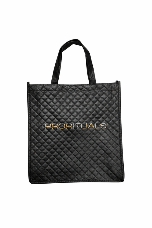 Prorituals Quilted Black Tote