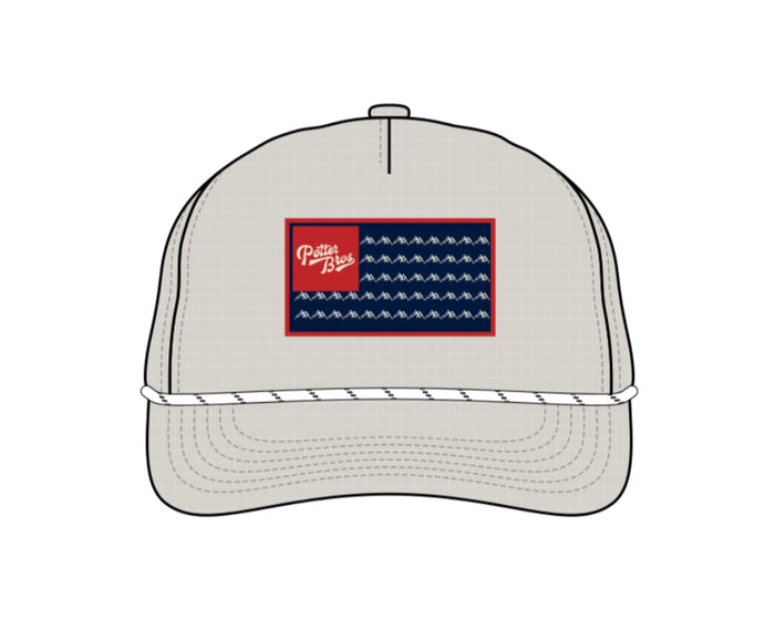 PUKKA PB Mid-Crown Flag Hat (2026)