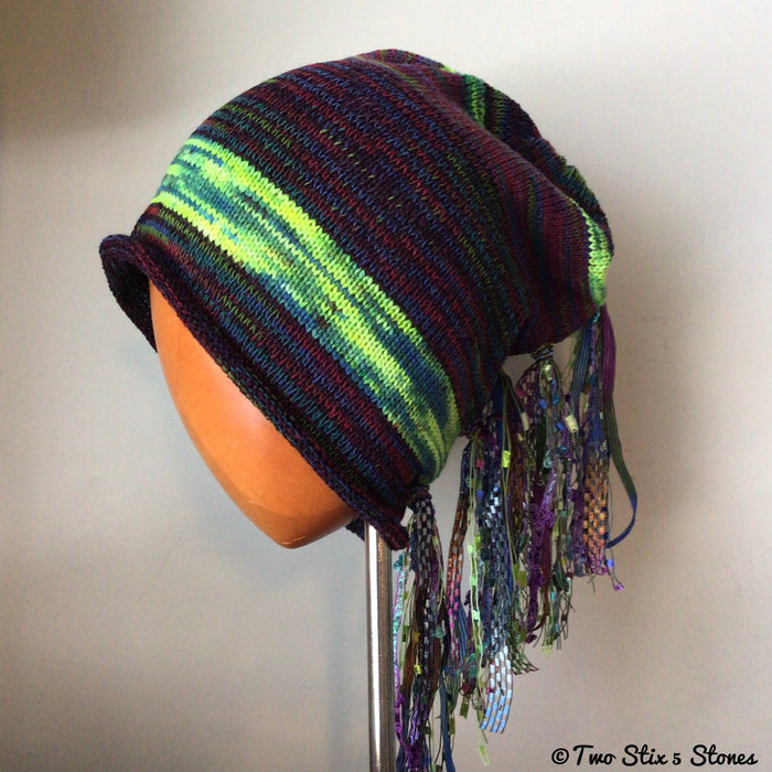 Purple Tweed Signature *Funky Chic* Hat